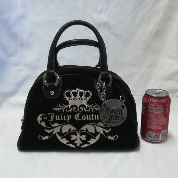 JUICY COUTURE velour satchel purse - Picture 7 of 11